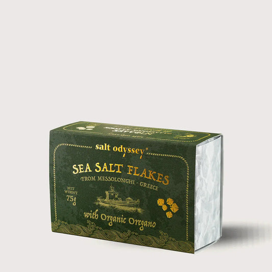 Oregano havsaltflak, 75 g