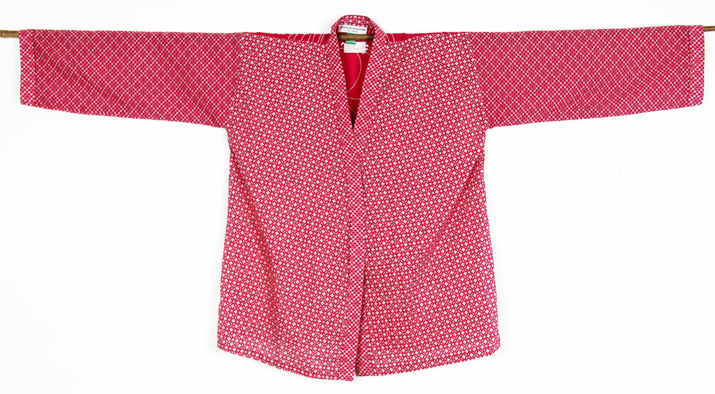 Natsunohi Fuchsia Orange Kimono