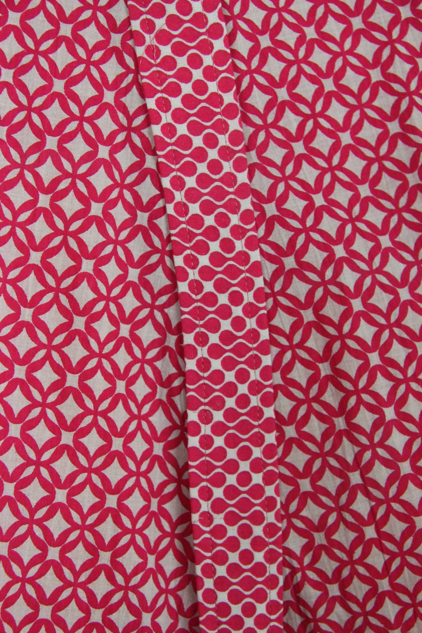 Natsunohi Fuchsia Orange Kimono