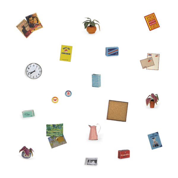 DIY-sett i papir, Soveværelse