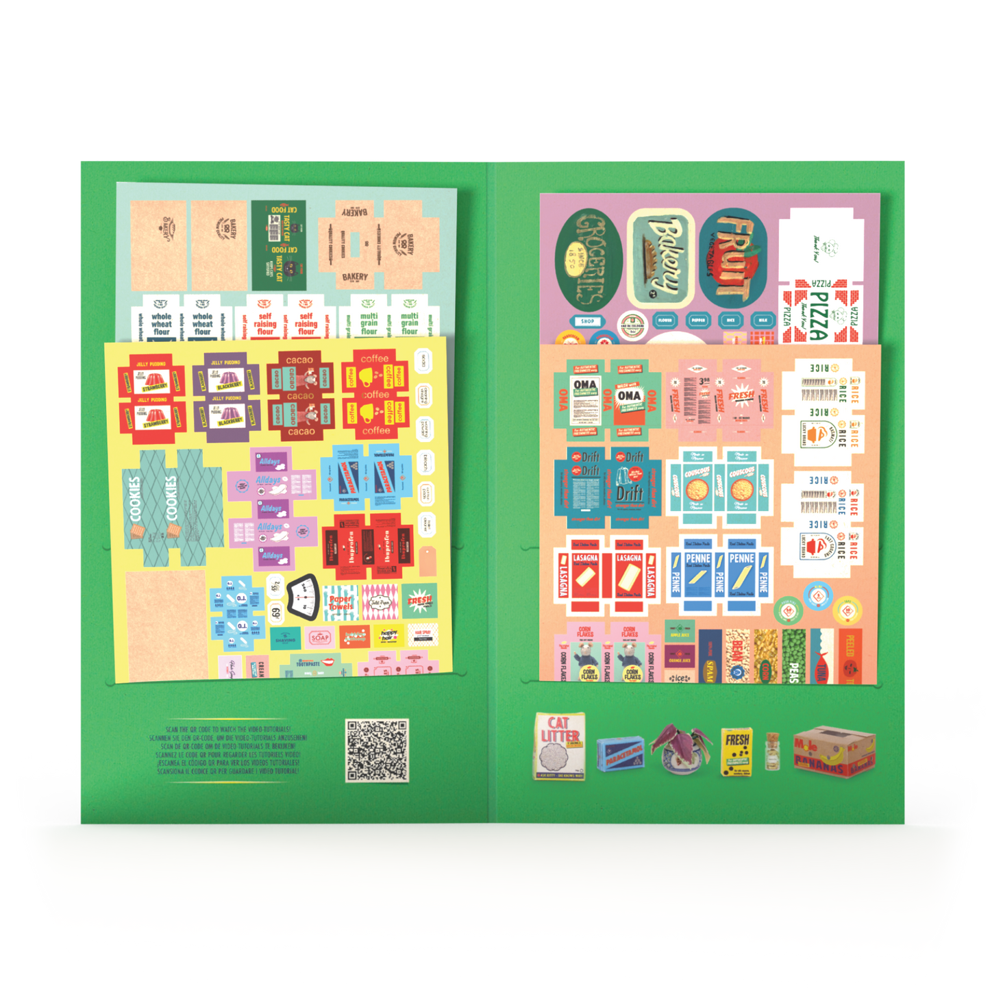 DIY-sett i papir, Butikk