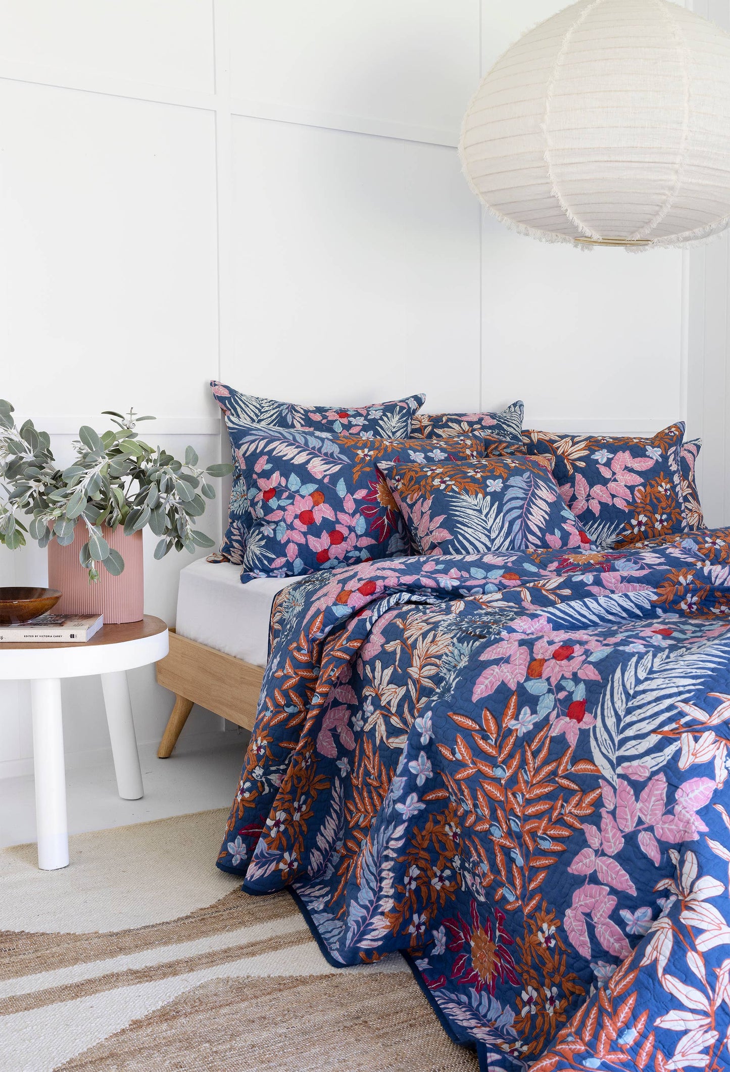 King Size Quilt Sæt - Grå Abe