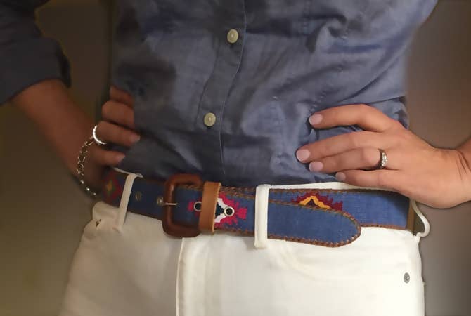 Kridt Polo Bælte: M (waist 34″& 36″)