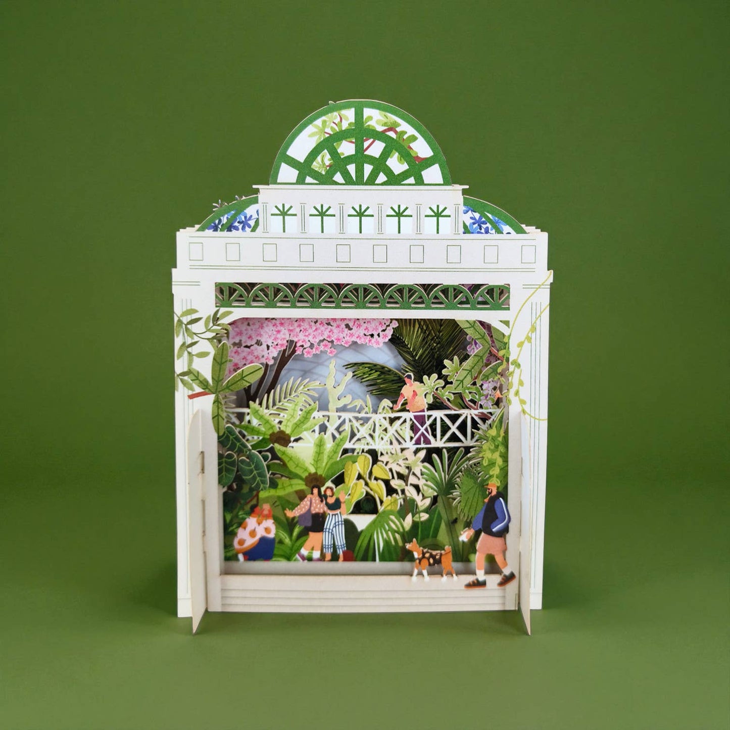 Pop opp-kort ,Botanisk have