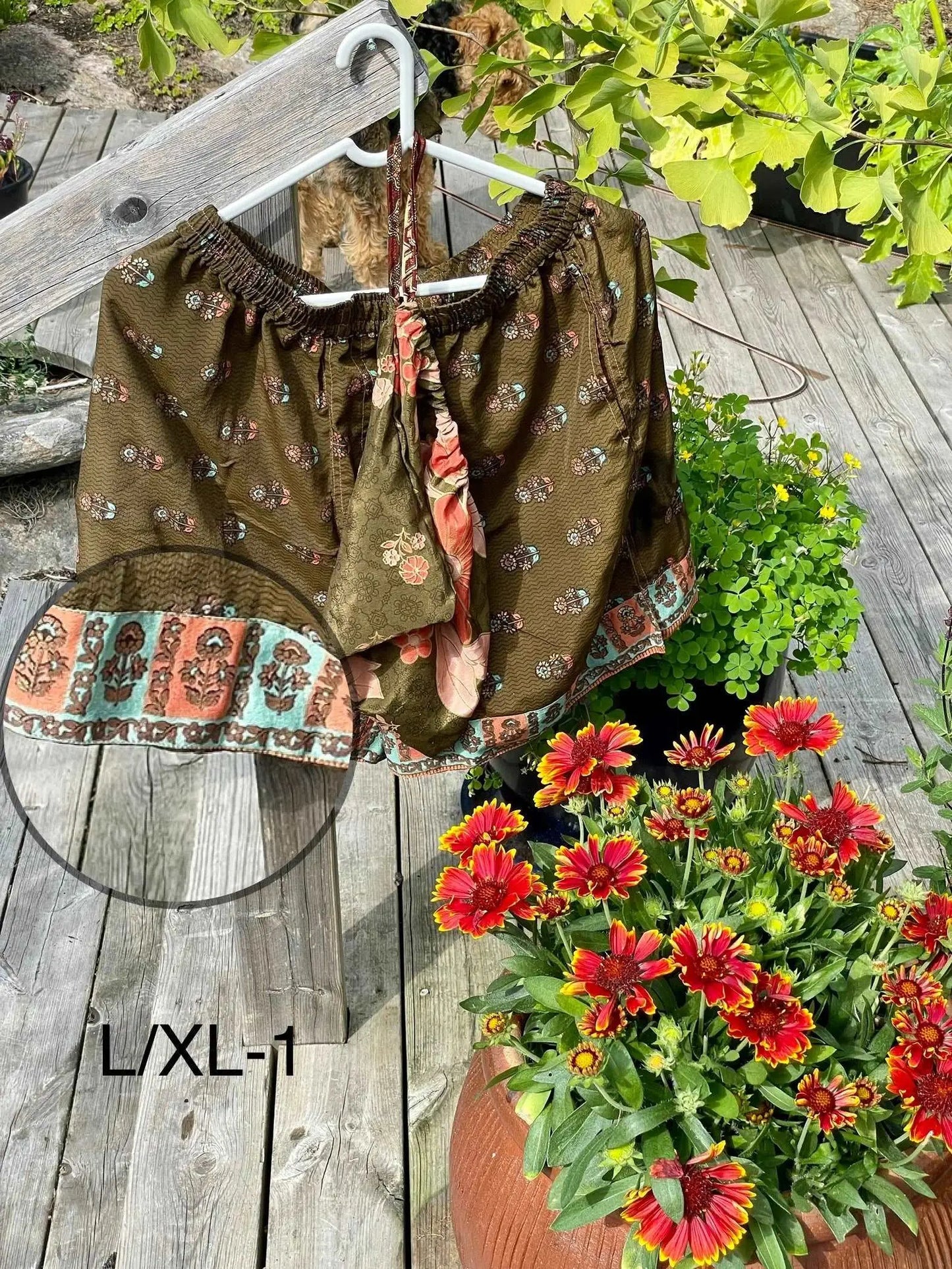 Elegant shorts i resirkulert silke MouseTales