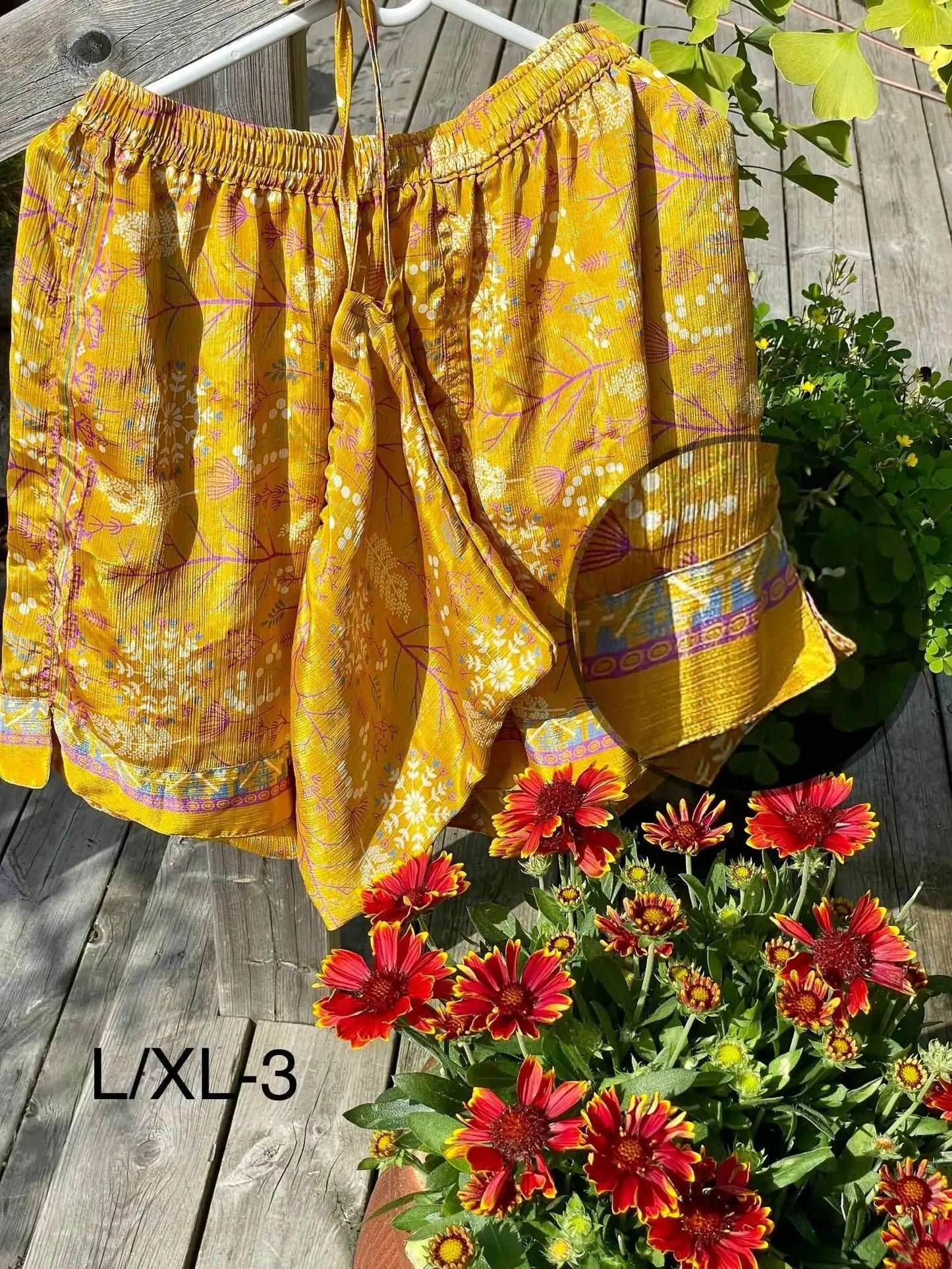 Elegant shorts i resirkulert silke MouseTales