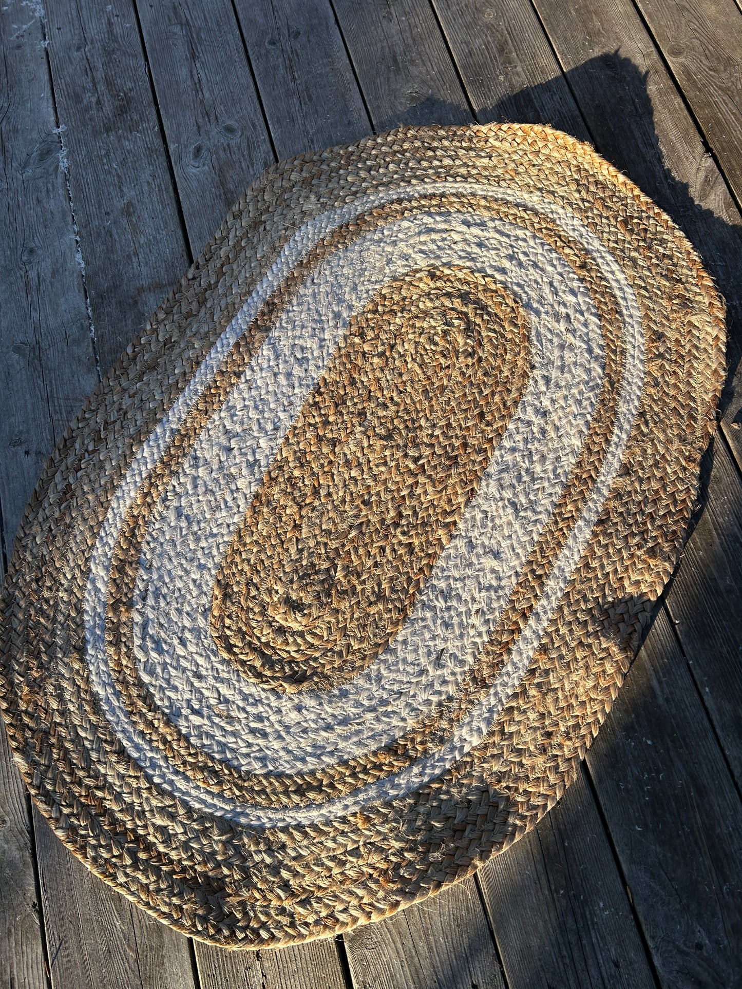 KIDHAKE, oval matte i jute , mål 60x90 cm