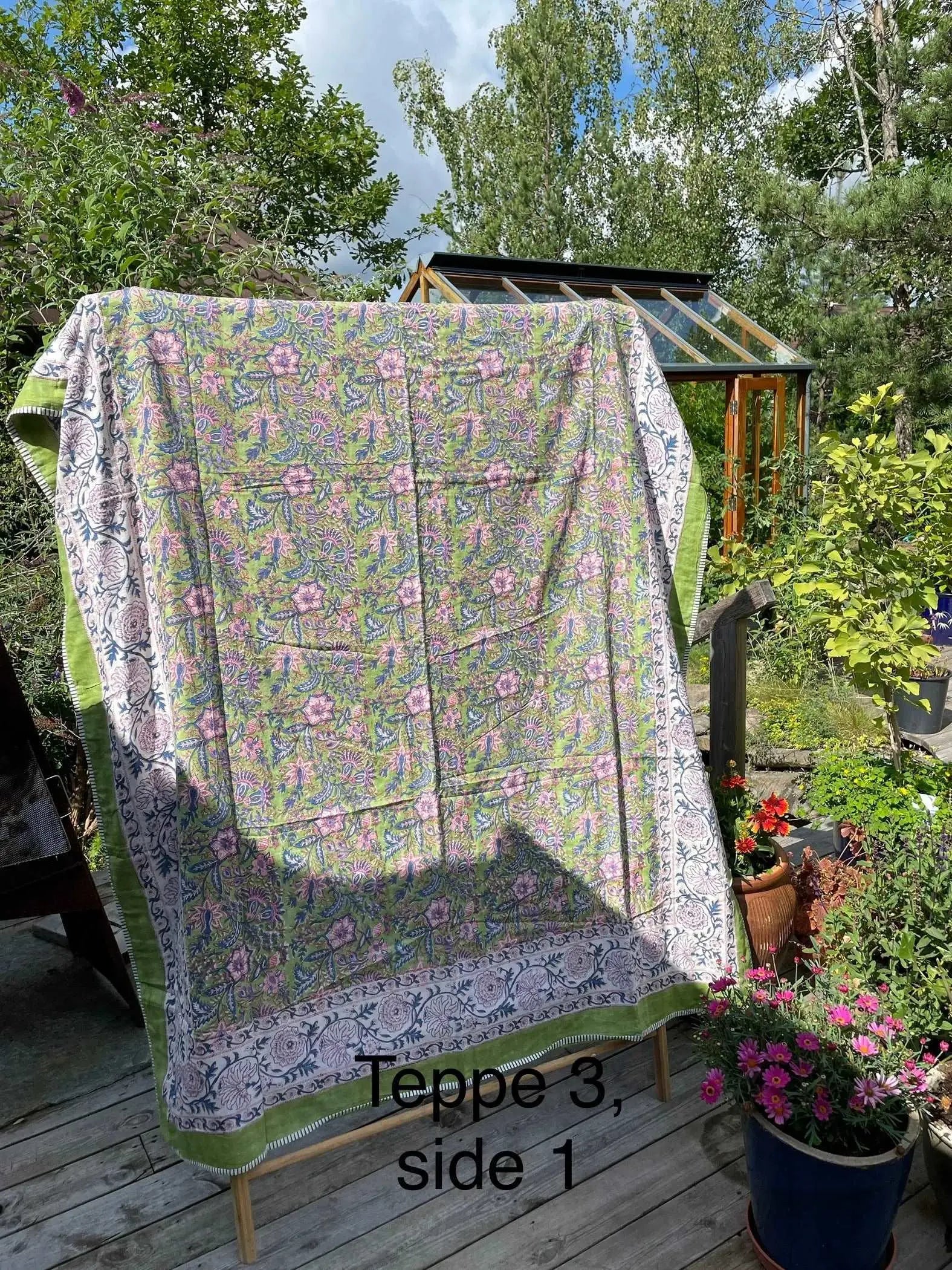 Indian Block Print Soft Cotton Quilt Blanket-Handmade Dohar Meghcraft