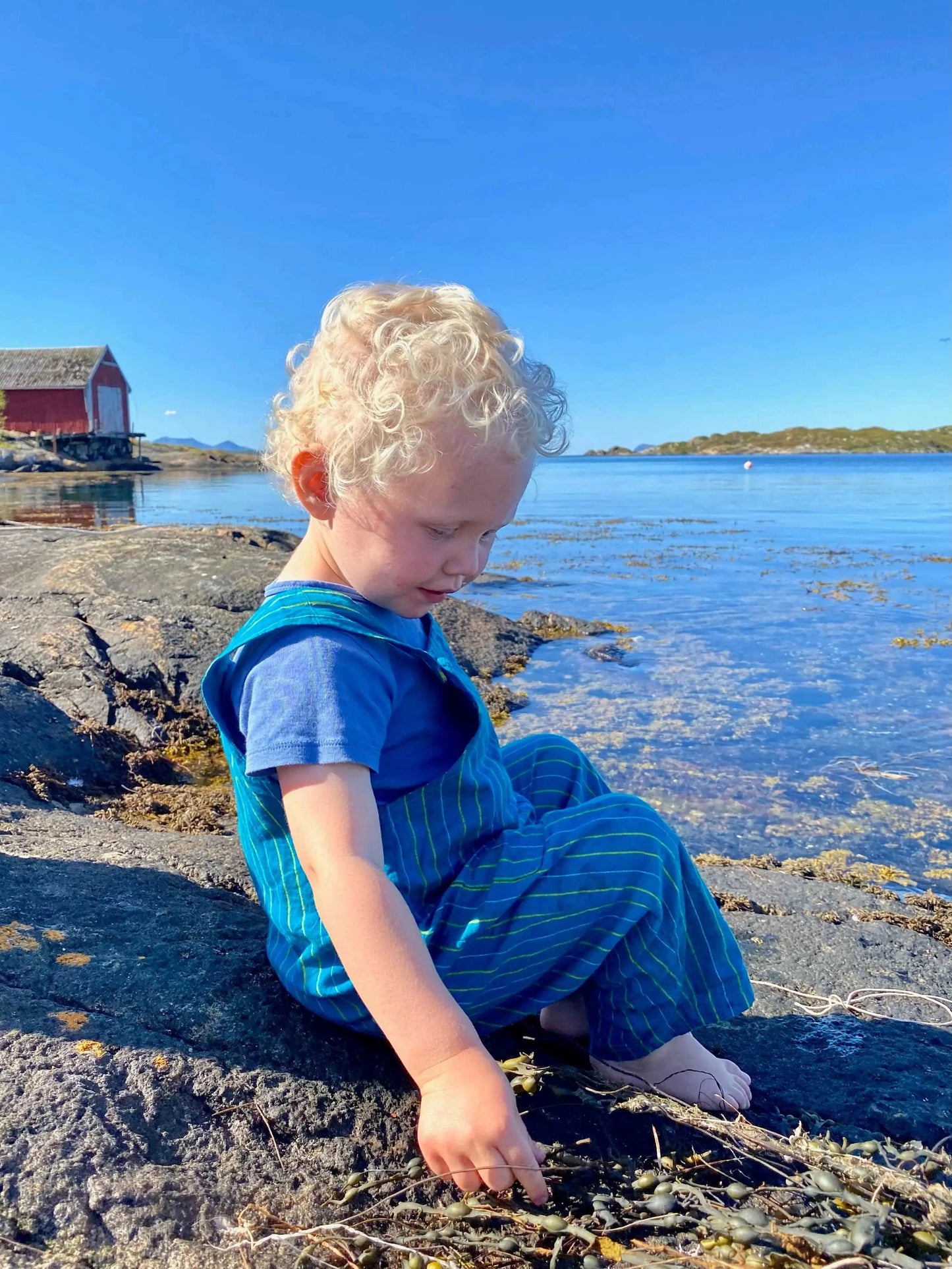 Sommerlette selebukser m påsydde lommer ( fine med opprullede ben !) MouseTales