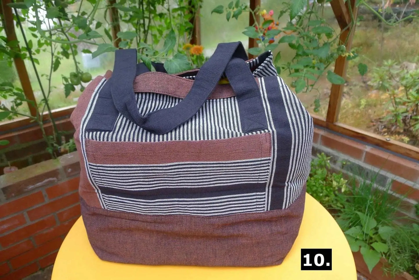 Stor solid bomullsbag