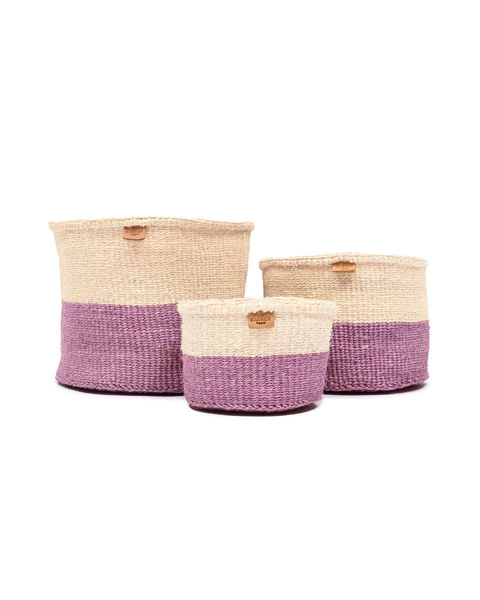 Næste: Magenta Colour Block Vævet Basket: Colour Block / Purple / S