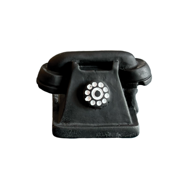 Dukkehusminiaturer - telefon (skala 1:12)