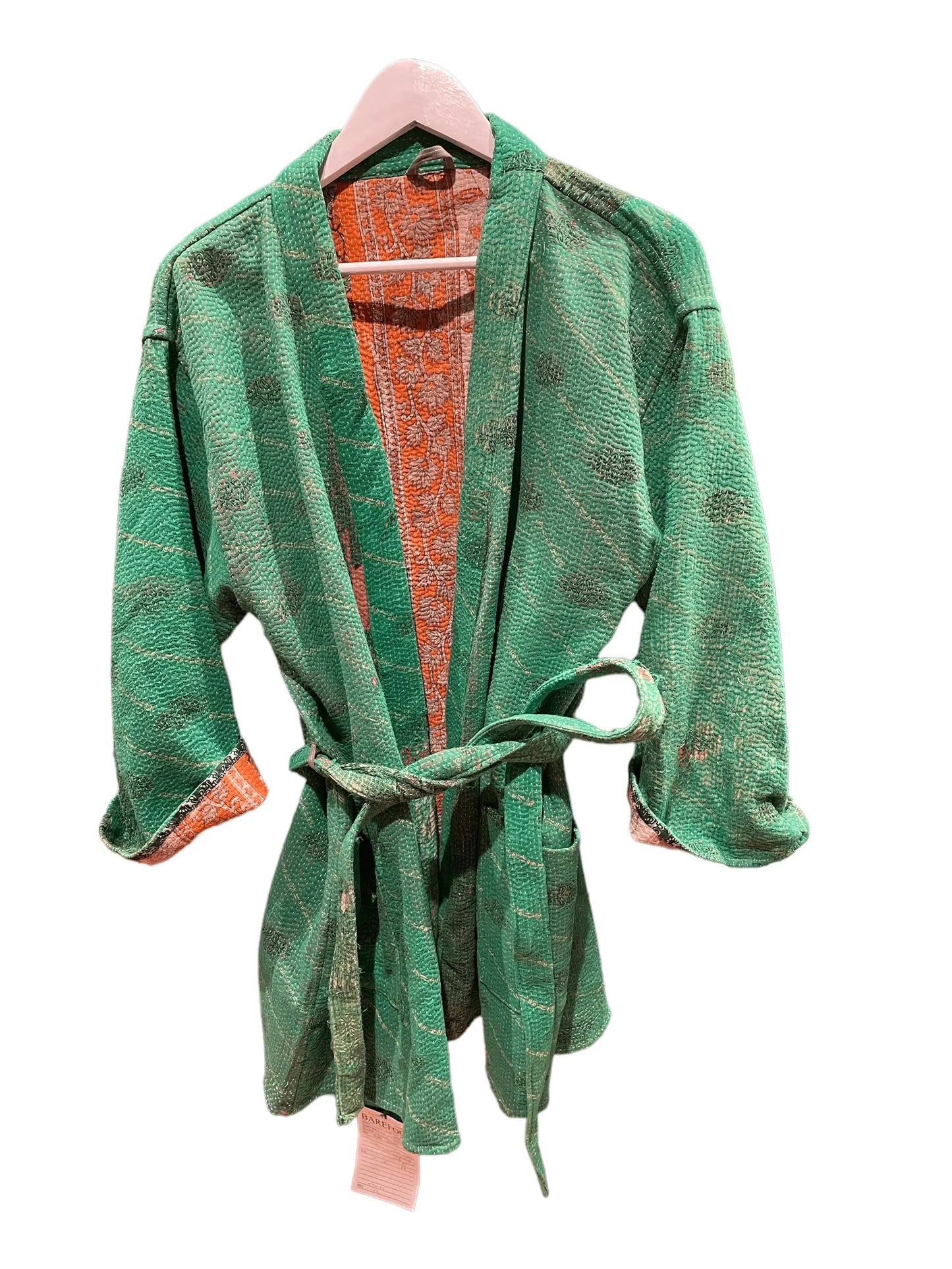 Halvlang kanthajakke.