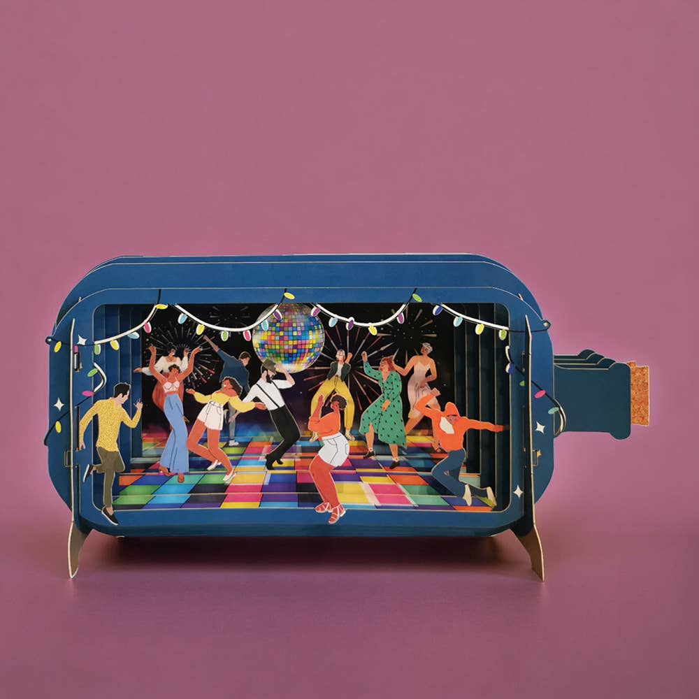 Diskodans Pop Up-gavekort