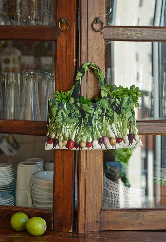 Fargerikt handlenett,  reddiker