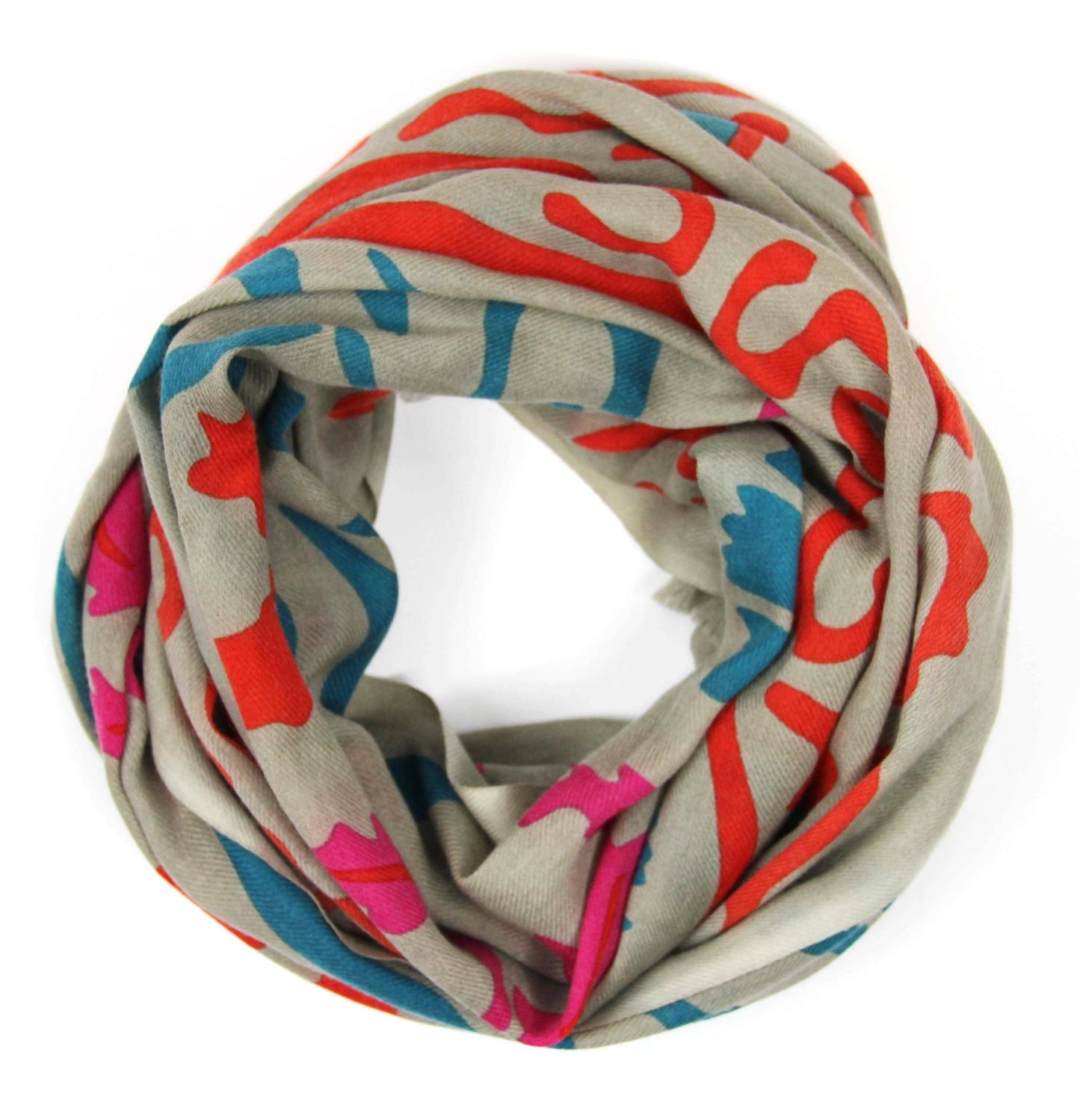 Uld Tørklæde Indira Orange (100x200cm)