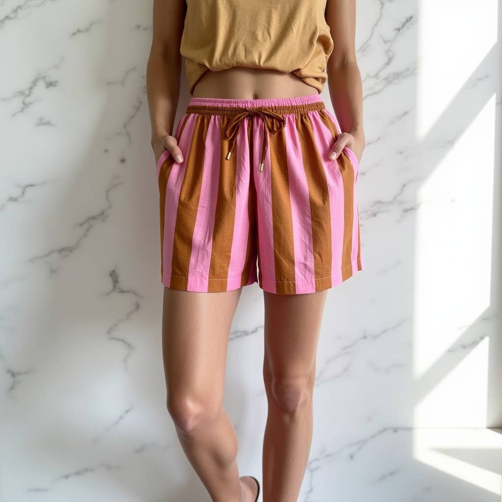 Lette shorts i bomull, str. S