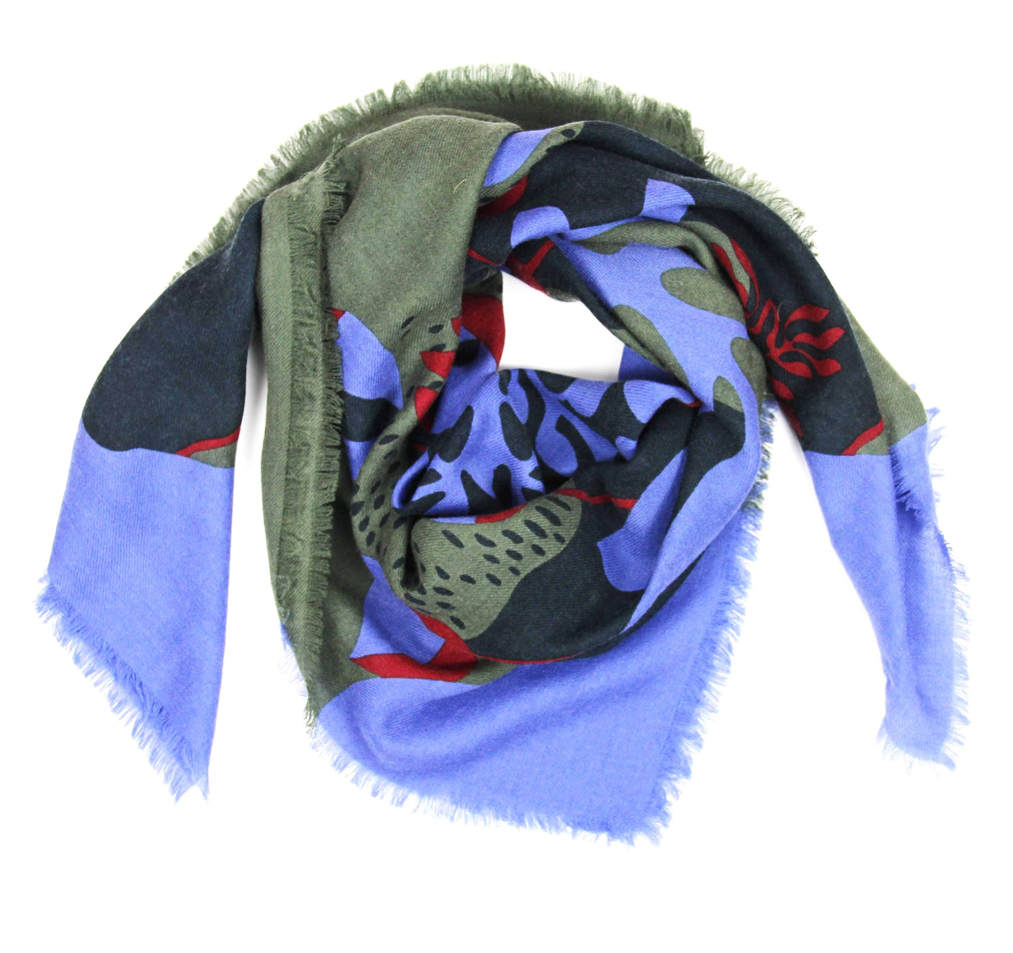 Firkantet Ullskjerf, 100x100cm