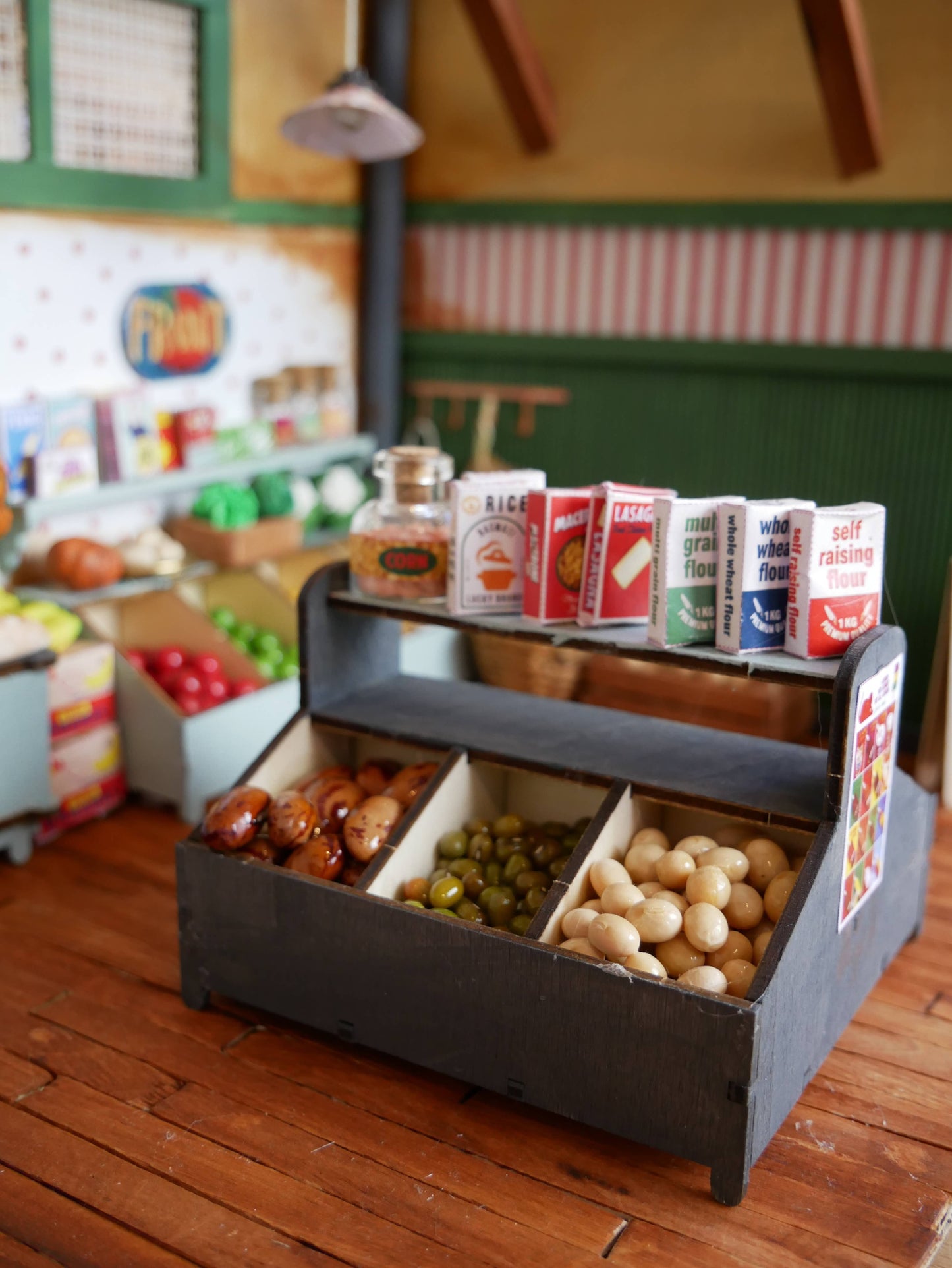 Børn DIY-sett, butikkinnredning (skala 1:12)