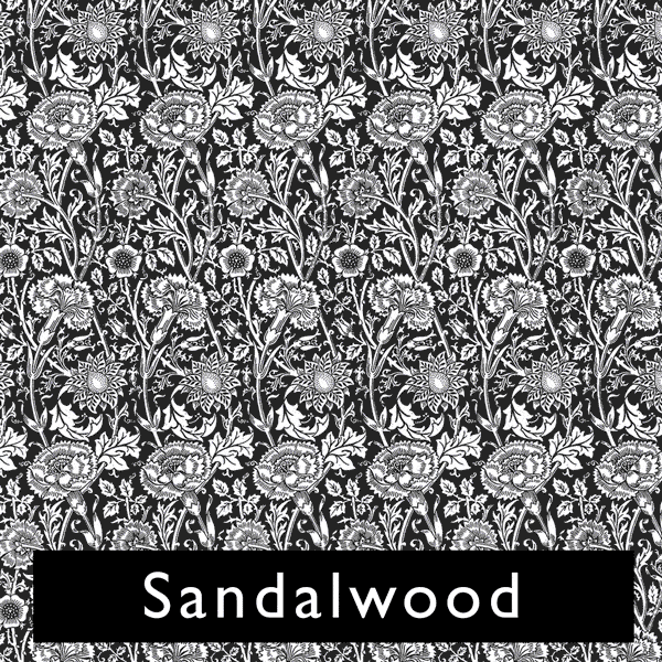 SKUFFEINDLÆG MED LAVENDELDUFT i BLÅT William Morris Design: Lavender