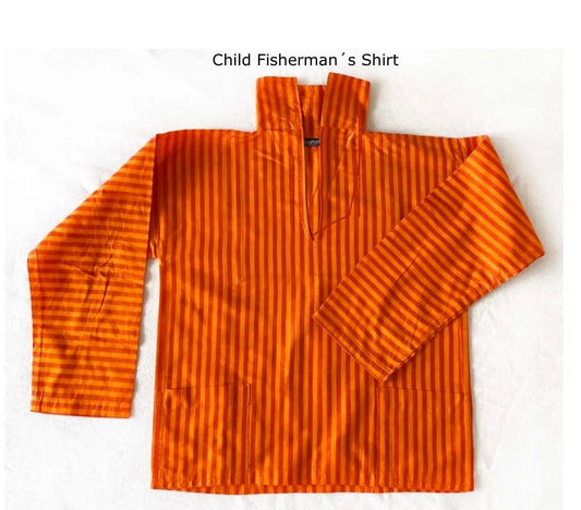 Child Fisherman´s Shirt str M(6-8),S(4-5) og P(2-3) MouseTales