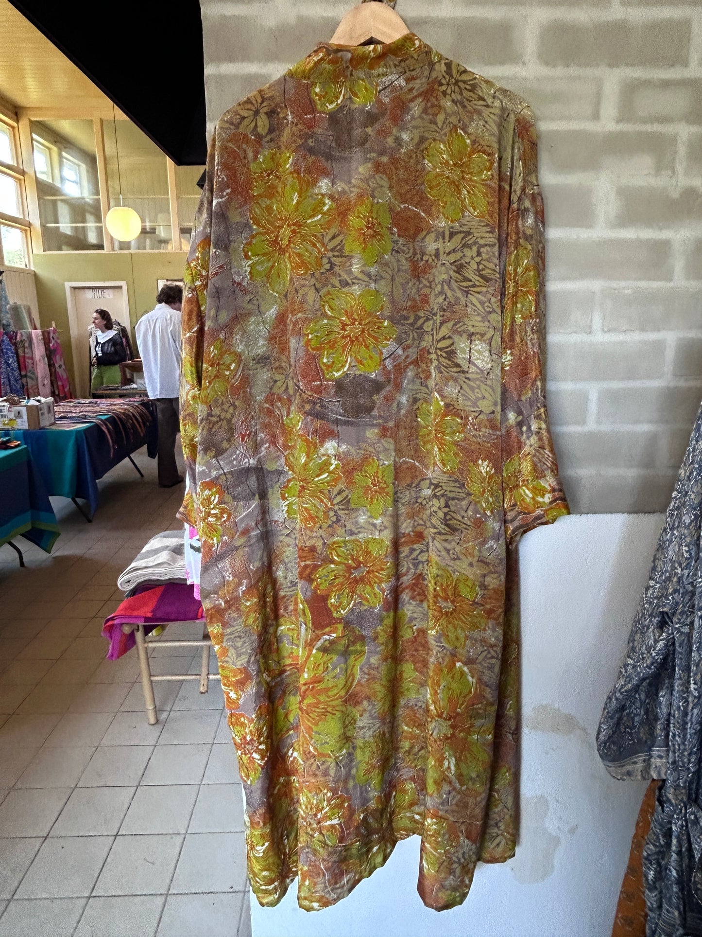 Kimono av res. sarisilke