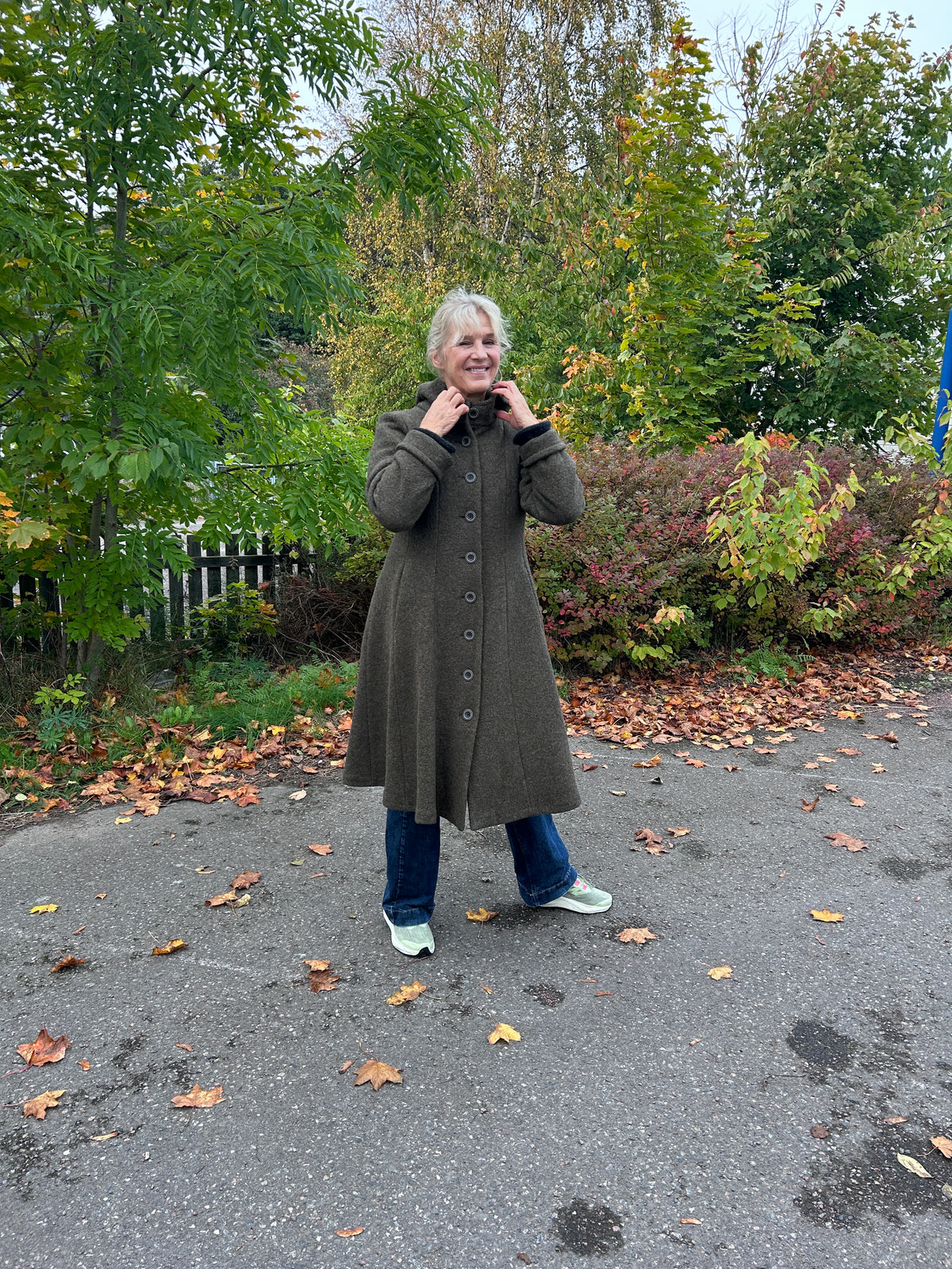 Hettekåpe fra Olars Ulla – oliven