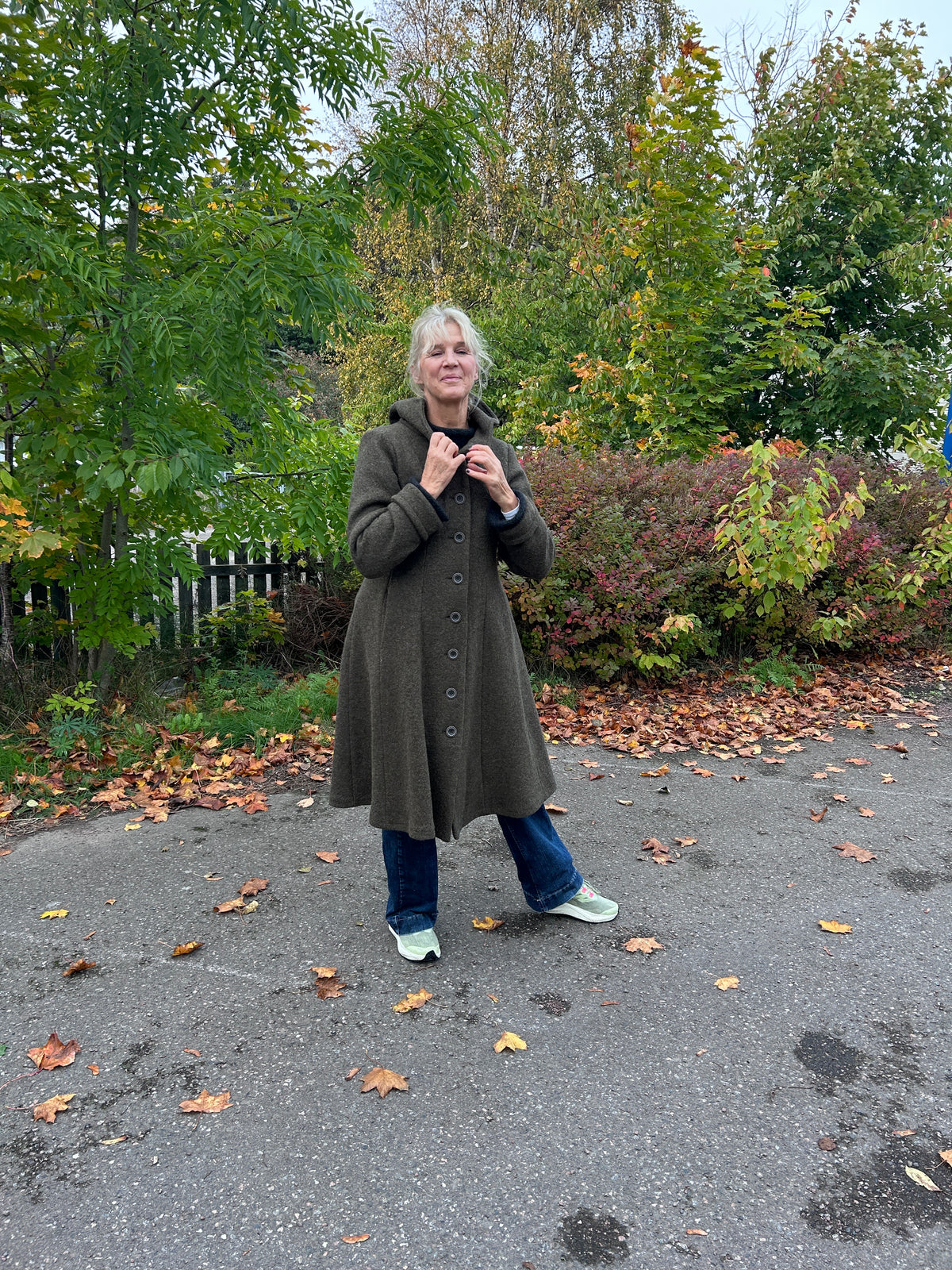 Hettekåpe fra Olars Ulla – oliven