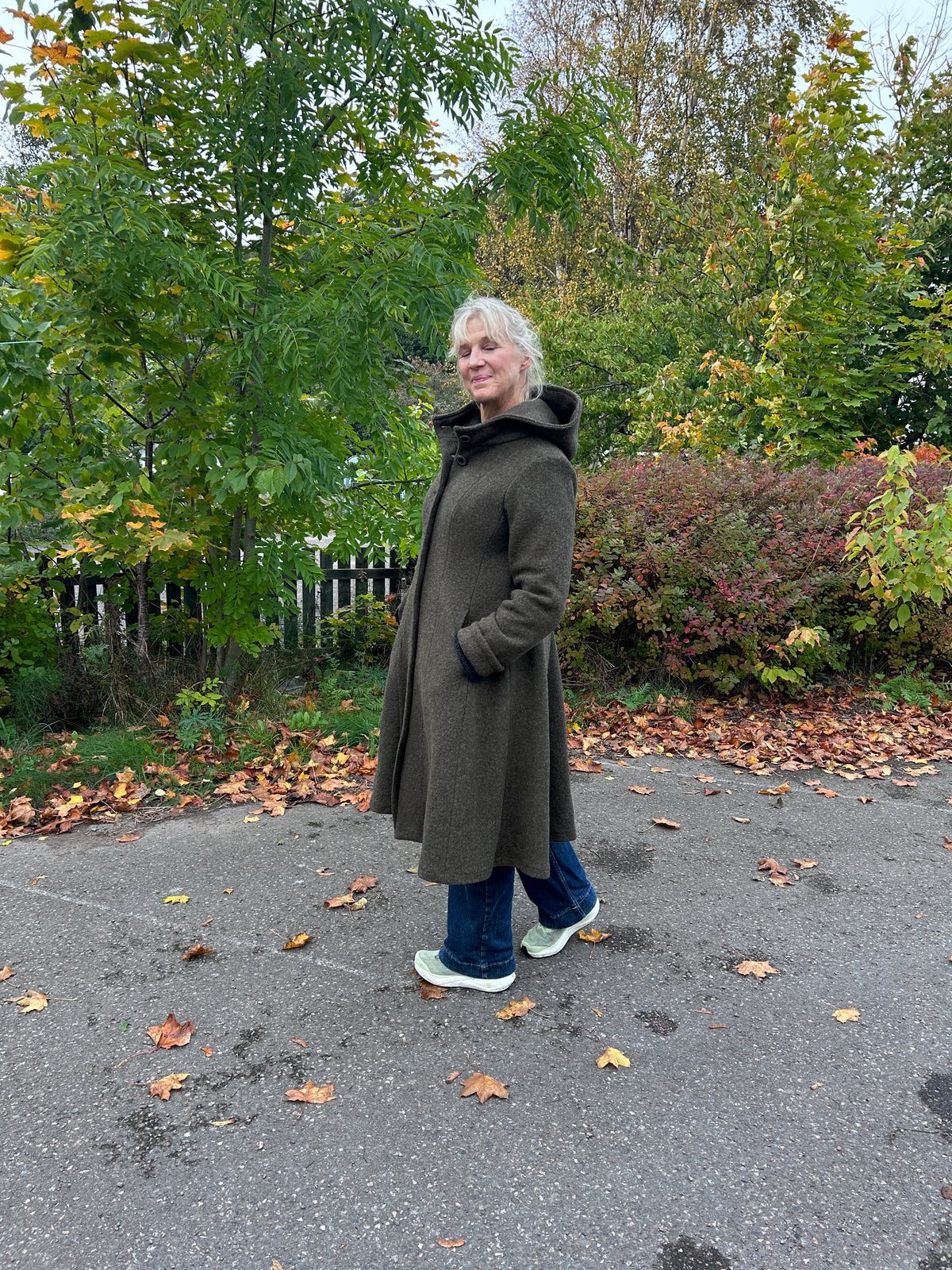 Hettekåpe fra Olars Ulla – oliven