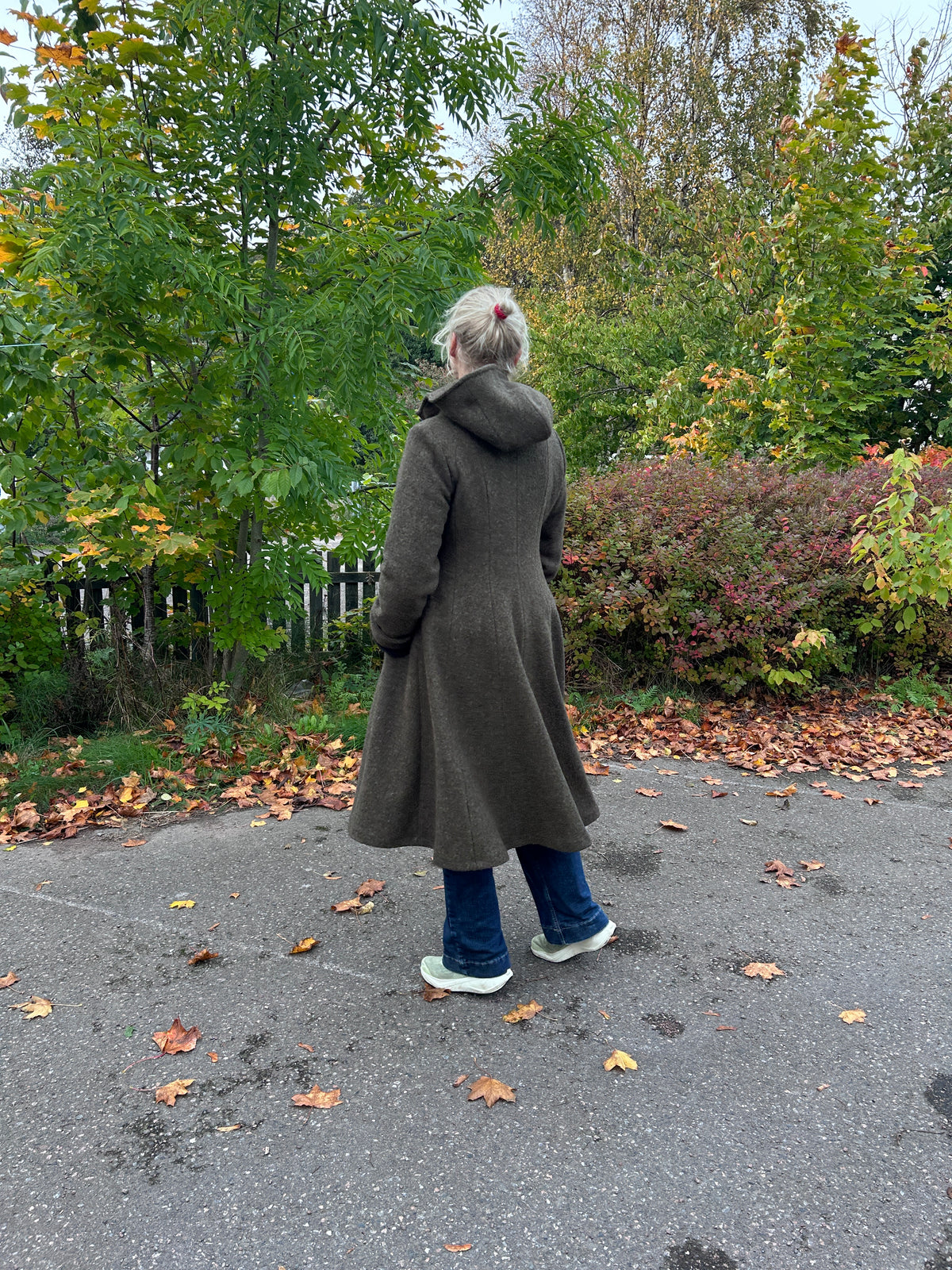 Hettekåpe fra Olars Ulla – oliven