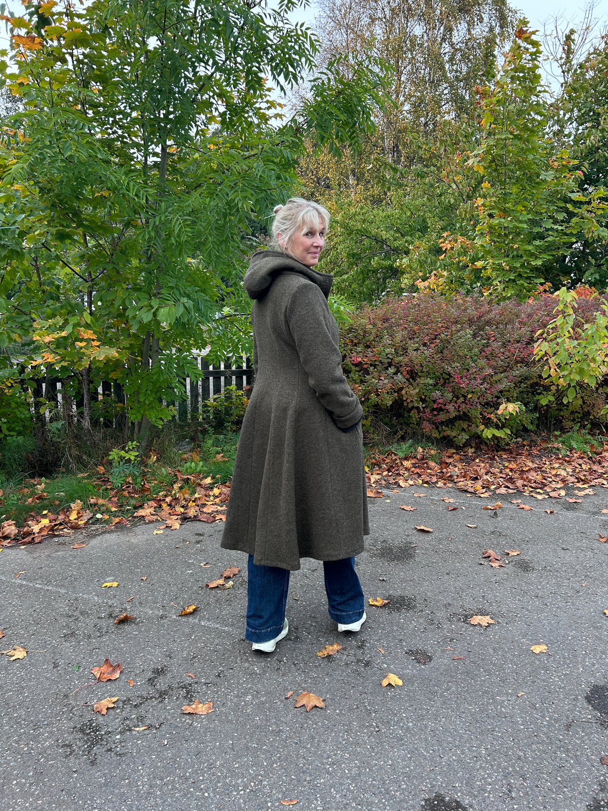 Hettekåpe fra Olars Ulla – oliven