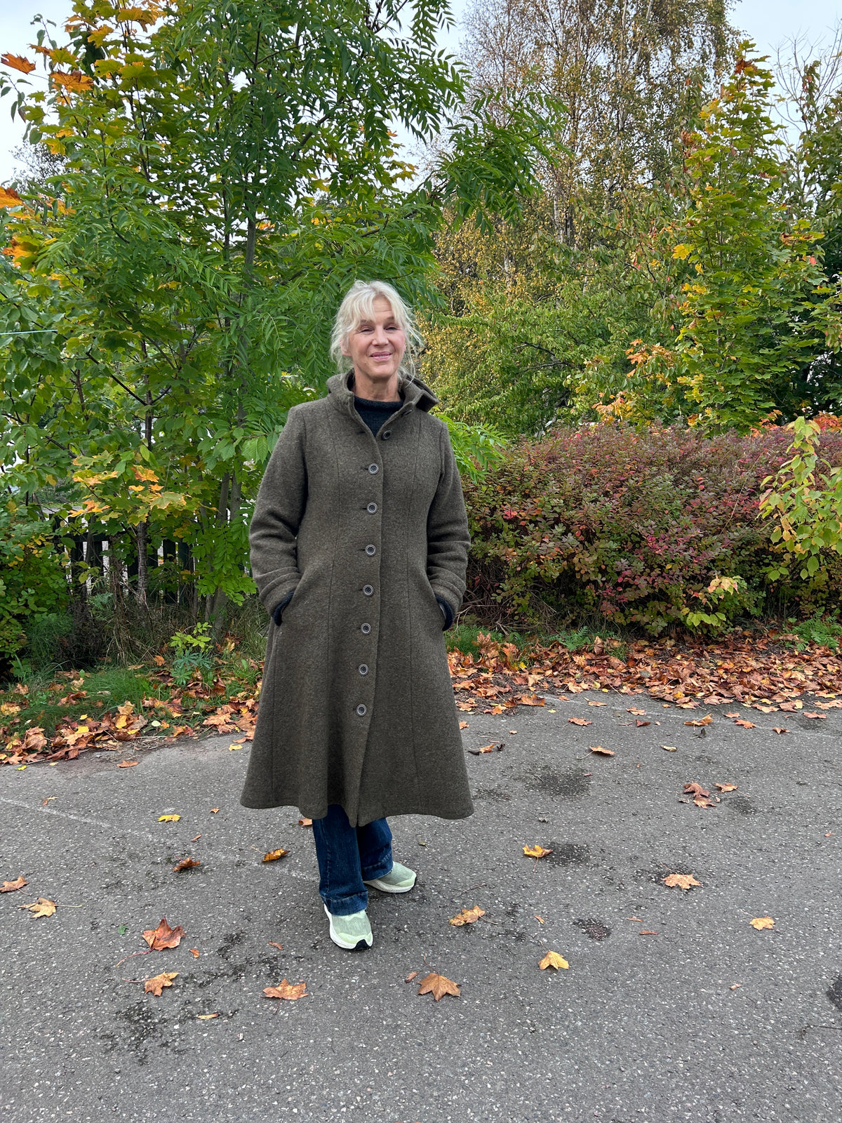 Hettekåpe fra Olars Ulla – oliven