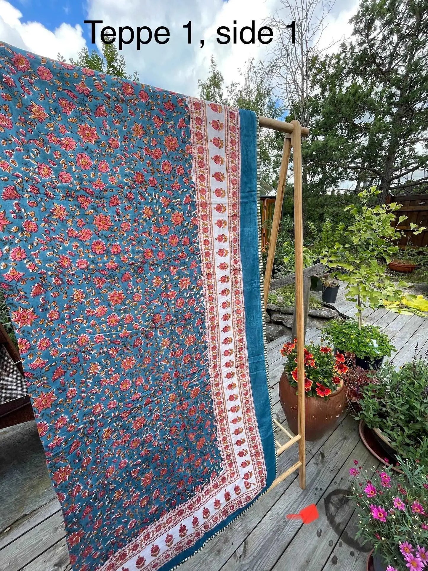 Indian Block Print Soft Cotton Quilt Blanket-Handmade Dohar Meghcraft