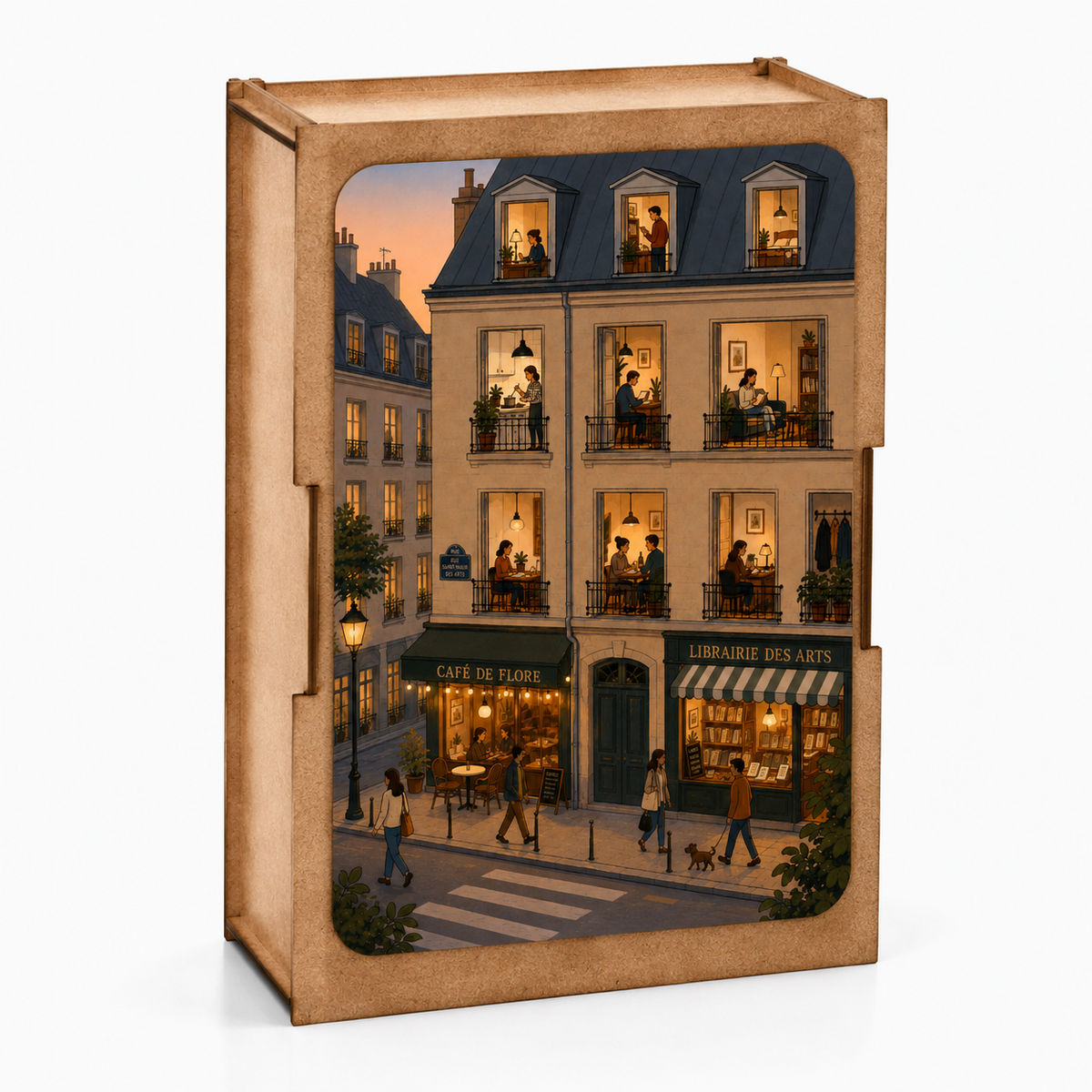 Paris-leilighet mini-puslespill