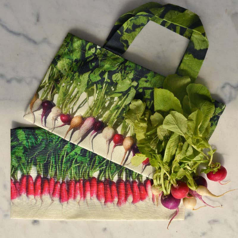 Fargerikt handlenett,  reddiker