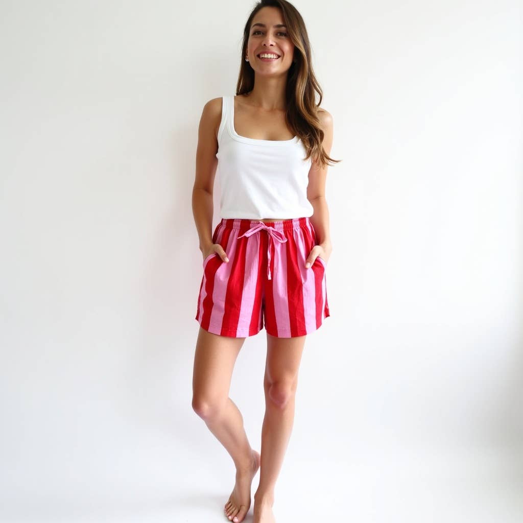 Lette shorts i bomull, str  L
