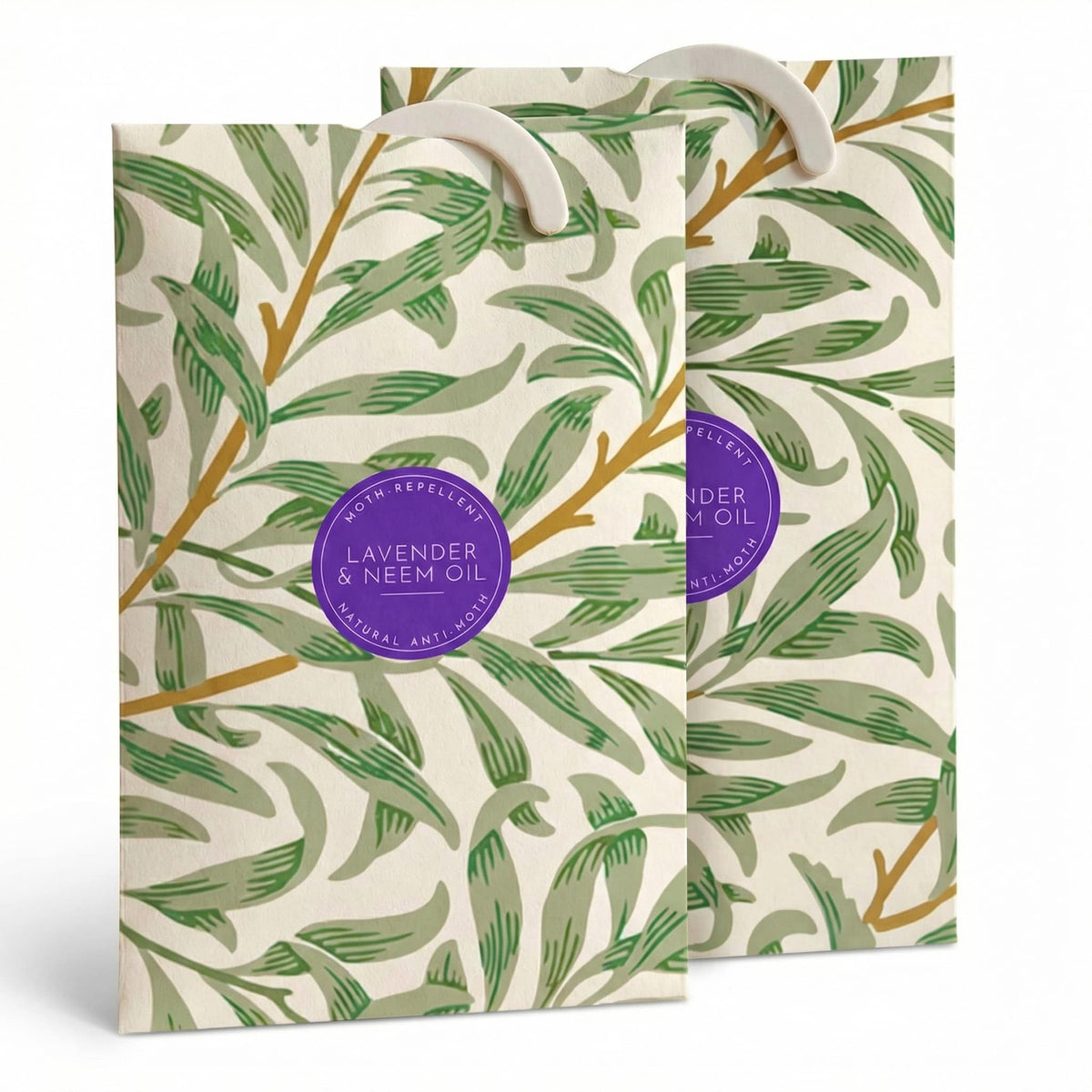 Duftposer med lavendel og neemolje, William Morris Willow-mønster, 2 stk.